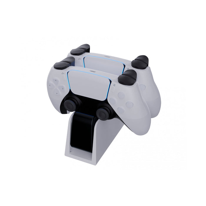 EXE PS5 DUAL CONTROLLER CHARGE STATION WHITE & BLACK
